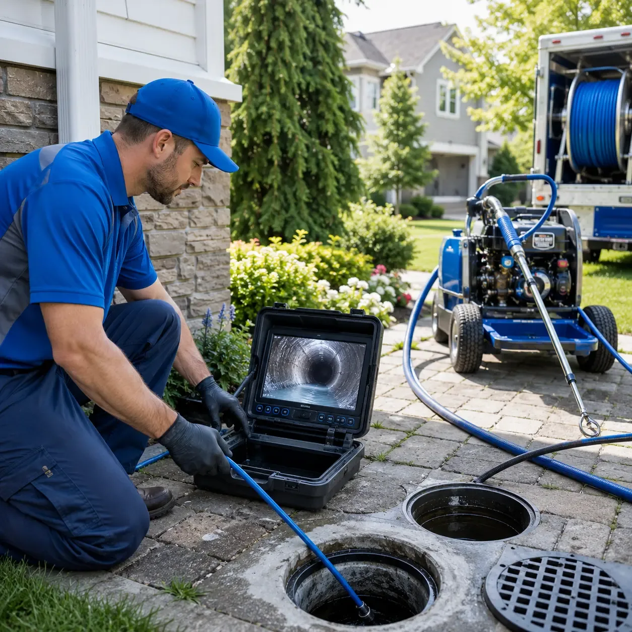 Outdoor drain cleaning professionals serving Canadian, OK