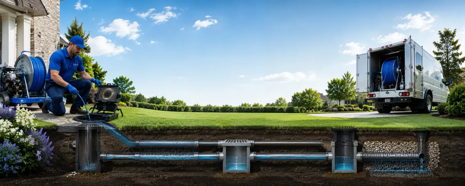Outdoor drain cleaning information for Canadian, OK